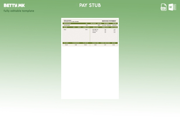 модерен стил Sellen Construction Easrnings ИЗЈАВИ шаблон
